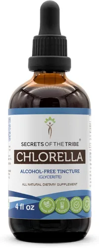 Vista 7 de Secrets of the Tribe Extracto líquido sin alcohol de tintura de Chlorella, algas secas de Chlorella (pyrenoidosa) (2 onzas líquidas)