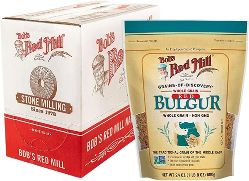 Vista 4 de Bob's Red Mill Bulgur - Trigo rojo duro, 28 onzas (paquete de 4) (paquete múltiple a granel)