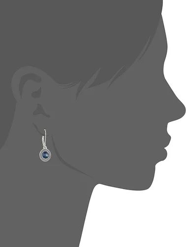 Vista 2 de Aretes de cristal bohemios hechos a mano para mujer, ligeros chapados en plata 925, aretes colgantes de lágrima bohemios, regalos de joyería