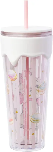 Vista 2 de Silver Buffalo Vaso con Goteo Esculpido en 3D de Los Aristogatos de Disney con Marie Sweet Treats, 26 Onzas