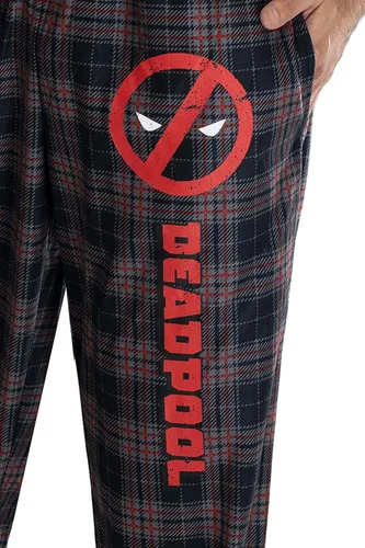 Vista 3 de Marvel Deadpool - Pantalones de pijama para hombre