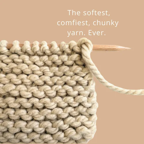Vista 2 de mindfulknits Kit para aprender a tejer - Tejer un gorro grueso - Agujas de tejer, aguja de hilo e hilo acrílico grueso voluminoso para tejer - Malai