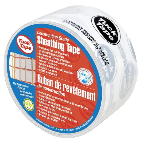 Vista 7 de Tuck Tape Cinta de revestimiento para construcción, cinta de resina epoxi, 6,1 cm x 54,9 m (Rojo)