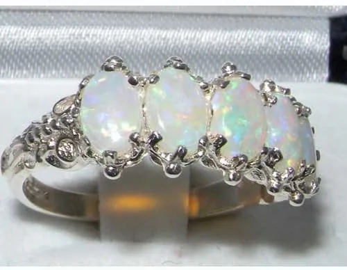 Vista 3 de Anillo de eternidad para mujer de plata de ley 925.