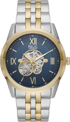 Vista 10 de RELIC by Fossil Men's Automatic Watch with Mechanical Movement and Skeleton Dial