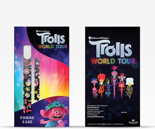 Vista 7 de Head Case Designs Officially Licensed Trolls World Tour Glitter Print Key Art Soft Gel Case Compatible with Google Pixel 6a