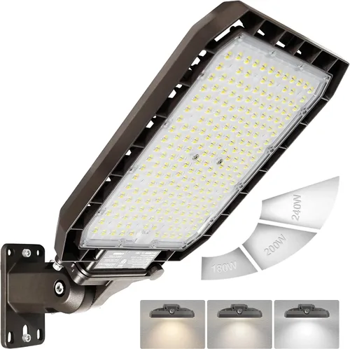 Vista 11 de HiBay Paquete de 4 luces LED de pared para exteriores del atardecer al amanecer, 20010LM 150W Eqv. 800-1000W HPS/HID, fotocélula de seguridad