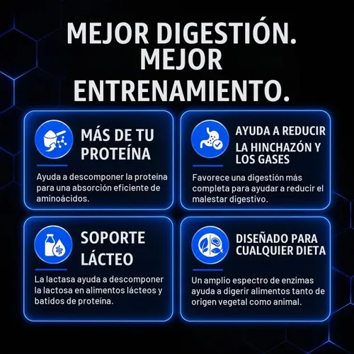 Vista 5 de ALLMAX Cápsulas de enzimas digestivas, 11 enzimas, 90 unidades, veganas