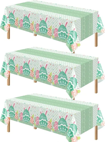 Vista 15 de Kelool Decoraciones del 250 aniversario de Estados Unidos, paquete de 3 manteles patrióticos de 54 x 108 pulgadas, mantel rectangular desechable
