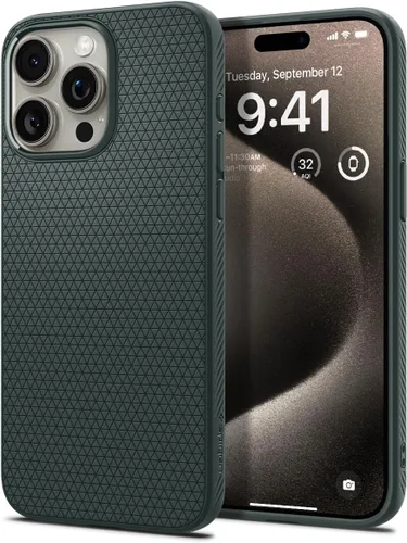 Vista 44 de Spigen Liquid Air - Funda diseñada para iPhone 11 (2019), color negro mate