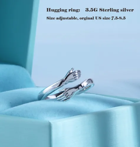 Vista 2 de Helen de Lete Anillo ajustable de plata de ley 925 original Come to My Arm, Plata de ley, NA