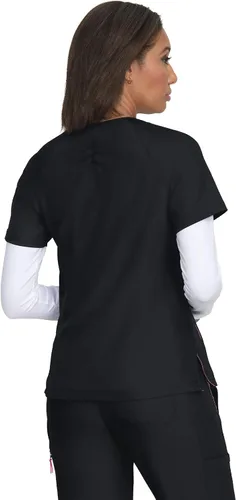 Vista 2 de KOI Lite Stretch 1035 Action - Camiseta médica para mujer