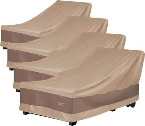 Vista 14 de DUCKCOVERS - Elegante funda impermeable para tumbona de patio de 74 pulgadas, para exteriores