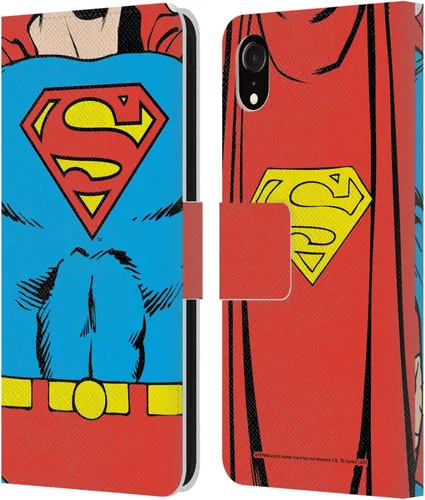 Vista 94 de Head Case Designs Funda de piel con licencia oficial de Superman DC Comics con logotipos negros y rojos compatible con Apple iPhone 11