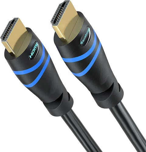 Vista 15 de BlueRigger Cable HDMI 8K (3 pies, 8K 60Hz HDR, 4K 120Hz, alta velocidad 48Gbps con Ethernet, eARC, 3D, HDCP 2.3) – Compatible con PS5, Xbox, Roku