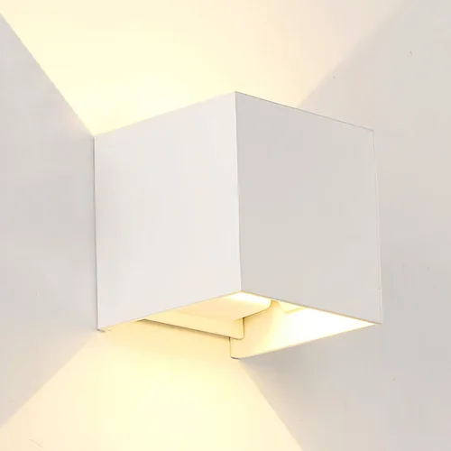 Vista 11 de Lámpara de pared LED impermeable de aluminio, luz impermeable para exteriores, 20 W, 100-277 V, 2800K-3000K (no regulable), luz de pared