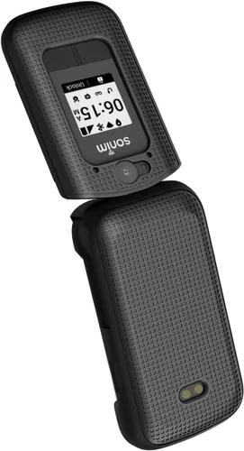 Vista 9 de Funda con clip para teléfono móvil Sonim XP3 Plus 4G, cubierta rígida delgada Nakedcellphone y [rotación/trinquete] Combo de funda de cadera