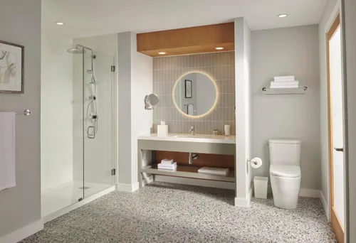 Vista 2 de GROHE 27867001 Retro-Fit Euphoria - Sistema de ducha de 25 pulgadas, 2.5 GPM, cromado Starlight