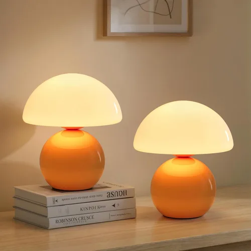 Vista 14 de NIORSUN Lámpara de Mesa con Forma de Hongo para Dormitorio, Lámpara de Mesa Portátil Inalámbrica, Lámpara Inalámbrica, Pequeñas Lámparas Táctiles
