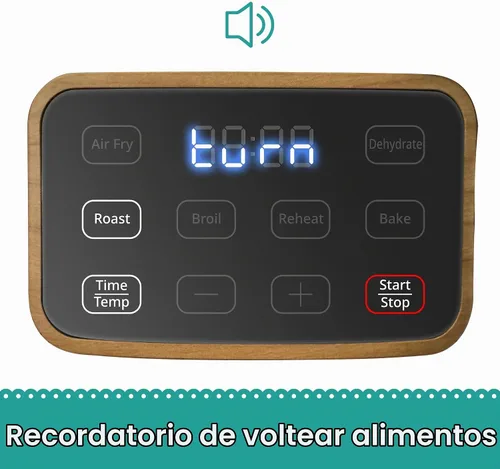 Vista 9 de Freidora de aire digital de 5.8 cuartos de galón con ventana, freidora de aire de tamaño familiar grande, 1500 W de alta potencia, 6 funciones