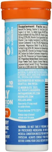 Vista 2 de Nuun Immunity Blueberry Tangerine, 10 tabletas de bebida