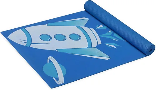 Vista 10 de Gaiam Tapete de Yoga para Niños, Tapete de Ejercicio, Yoga para Niños con Estampados Divertidos - Tiempo de Juego para Bebés, Niños Pequeños Activos