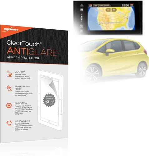 Vista 3 de BoxWave Protector de pantalla compatible con Honda 2017 Fit Display (7 pulgadas), ClearTouch antirreflejos (paquete de 2), película mate antihuellas