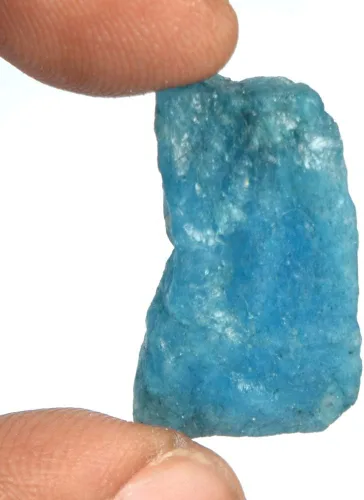 Vista 4 de GEMHUB AAA++ Aguamarina de calidad 16.50 Ct piedra envuelta en alambre natural crudo certificado azul cielo aguamarina, Gema, Brasil - Aguamarina