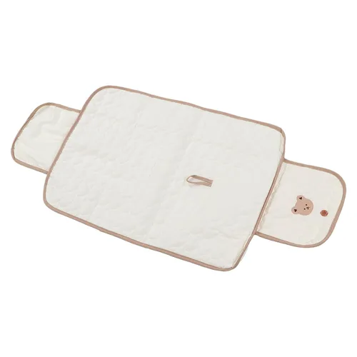 Vista 7 de Cambiador de pañales plegable para recién nacidos, tapete de viaje portátil con diseño compacto para un fácil uso sobre la marcha