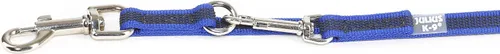 Vista 4 de Julius-K9 218GM-B-DP Correa de color y gris superagarre, ajustable, 0.551 in x 7.2 ft, azul-gris