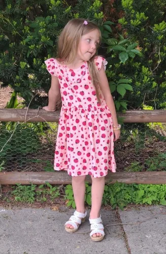 Vista 2 de Vestido de unicornio para niñas de 1 a 8 años