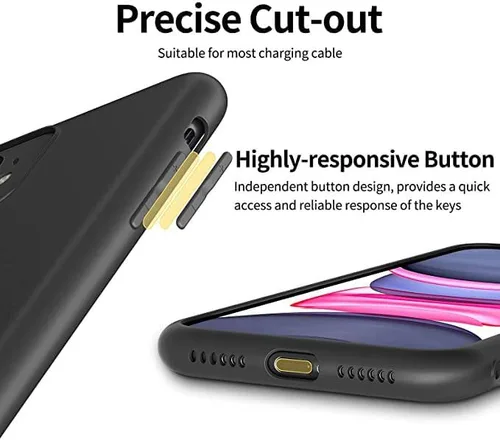 Vista 6 de Funda para Xiaomi Poco X6 Pro (6.67 pulgadas) + Protector de pantalla (paquete de 3), funda de silicona ultrafina a prueba de golpes Funda