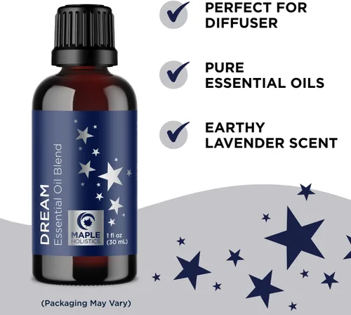 Vista 4 de Juego de mezclas de aceites esenciales de aromaterapia, juego de aceites esenciales de sueño y respiración para difusor con aceites esenciales