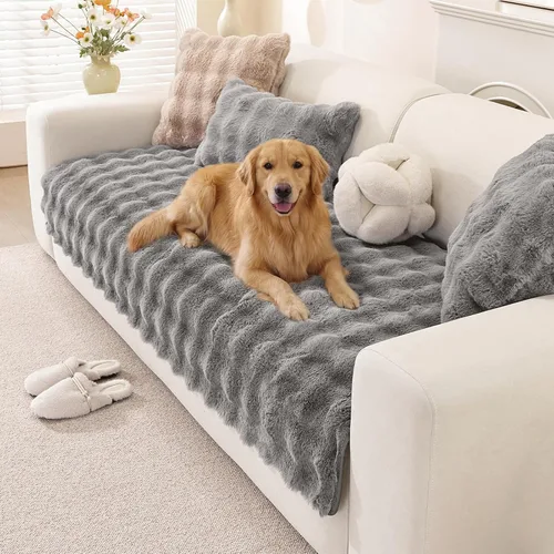 Vista 11 de OstepDecor Funda de sofá para perros, lavable, antideslizante, protector de Azul