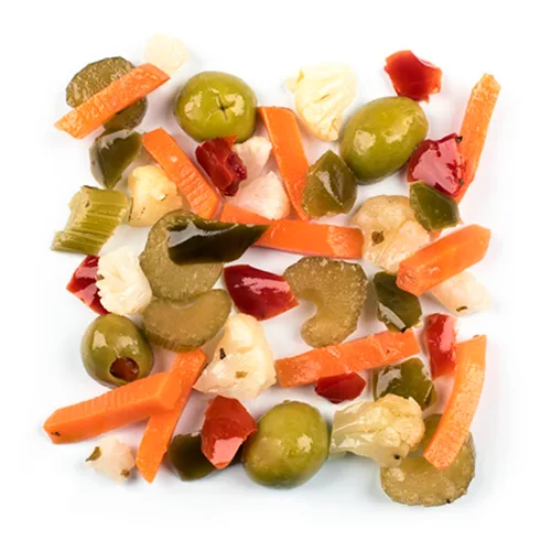 Vista 3 de Roland Foods Giardiniera al estilo de Chicago, suave, 56 onzas
