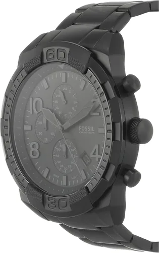 Vista 2 de Fossil Bronson Reloj casual de cuarzo para hombre con correa de acero inoxidable o cuero Reloj cronógrafo Bronson