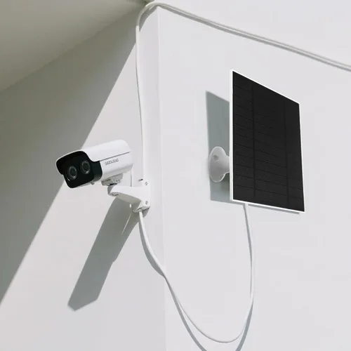 Vista 6 de Paquete de 4 paneles solares de 5 W para cámaras de seguridad
