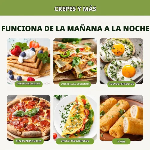 Vista 6 de GreenPan Valencia Pro 9.5" Ceramic Nonstick Crepe Pan, Hard Anodized
