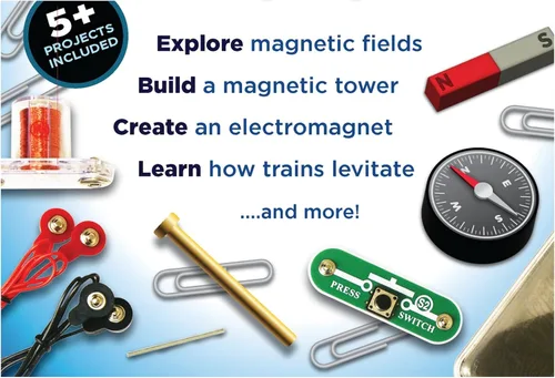 Vista 3 de SNAP CIRCUITS Magnet Fun Lab STEM Science Toy para niños y niñas a partir