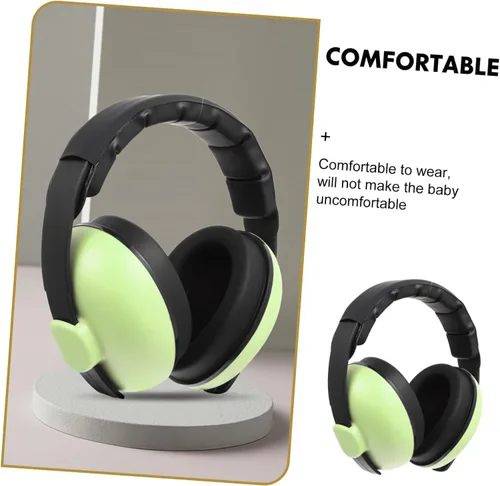 Vista 7 de Protección auditiva Auriculares con cancelación de ruido Protector de cancelación de ruido Dispositivo de respiro de boca Verde