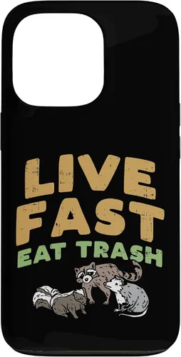 Vista 10 de iPhone 16 Fast Live Eat Trash Raccoon Opossum Skunk Street Cats Gift Case