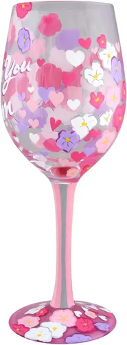 Vista 3 de Enesco Copa de vino I Love You Mom, STD, Multicolor