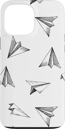 Vista 24 de Papel Avión Patrón Avión Avión Aviación Aviación Caso para iPhone 17