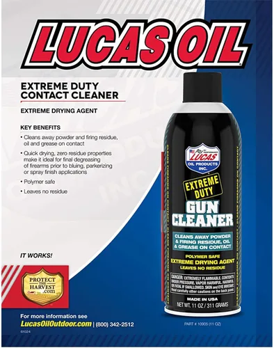 Vista 2 de Lucas Oil 10905 - Limpiador para pistola de gran resistencia - 11 onzas