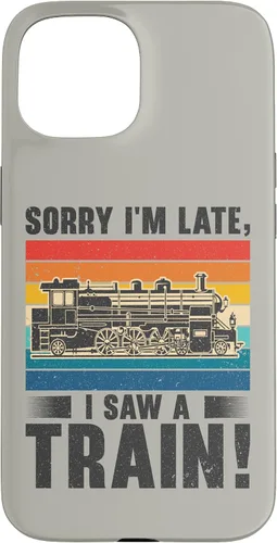 Vista 6 de Funda para iPhone 13 Pro Max Train Railroad Locomotora de tren de vapor para motor Trainspotting