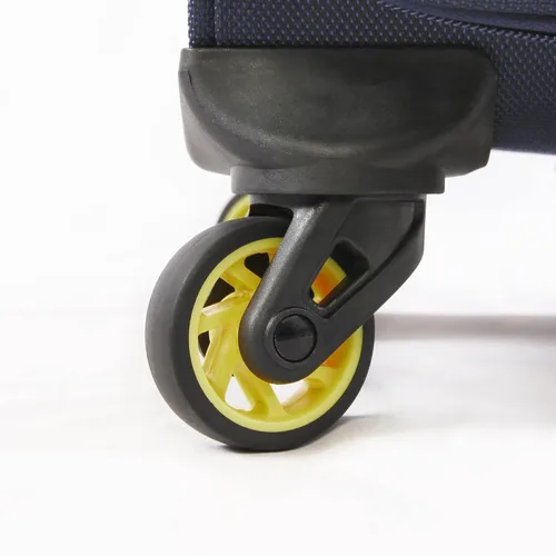 Vista 10 de Nautica Pathfinder - Juego de equipaje suave de 2 piezas equipaje de mano lona Azul MarinoAmarillo Pathfinder - Juego de equipaje de 2 piezas