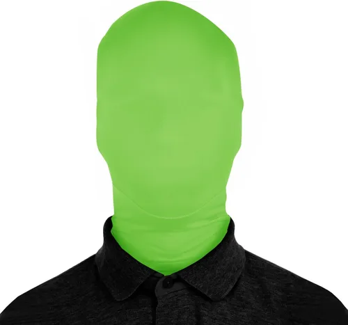 Vista 10 de Máscara unisex de elastano sólido de 2 caras, 2 tamaños, más de 15 colores/patrones
