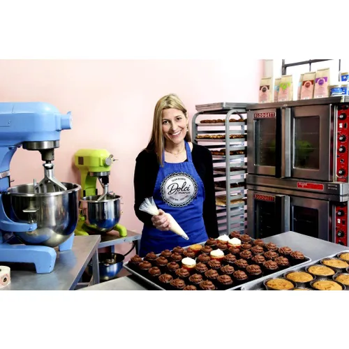 Vista 6 de Dolci di Maria Brownies de chocolate Snack sin gluten y lácteos 1 paquete de 6 brownies, 3.0 onzas cada uno