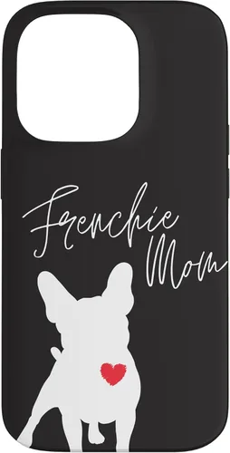 Vista 17 de Frenchie Mom French Bulldog Black Case for iPhone 17