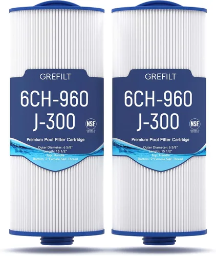 Vista 8 de 4CH-949 Filtro de spa compatible con Unicel, Pleatco PWW50L, Filbur FC-0172, Cartucho de filtro de bañera de hidromasaje para Rising Dragon 50